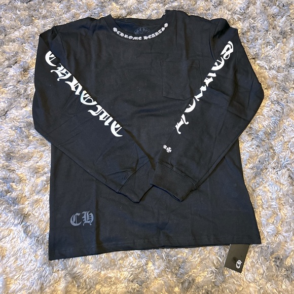 Chrome Hearts Black Long Sleeve Tee - Picture 1 of 5